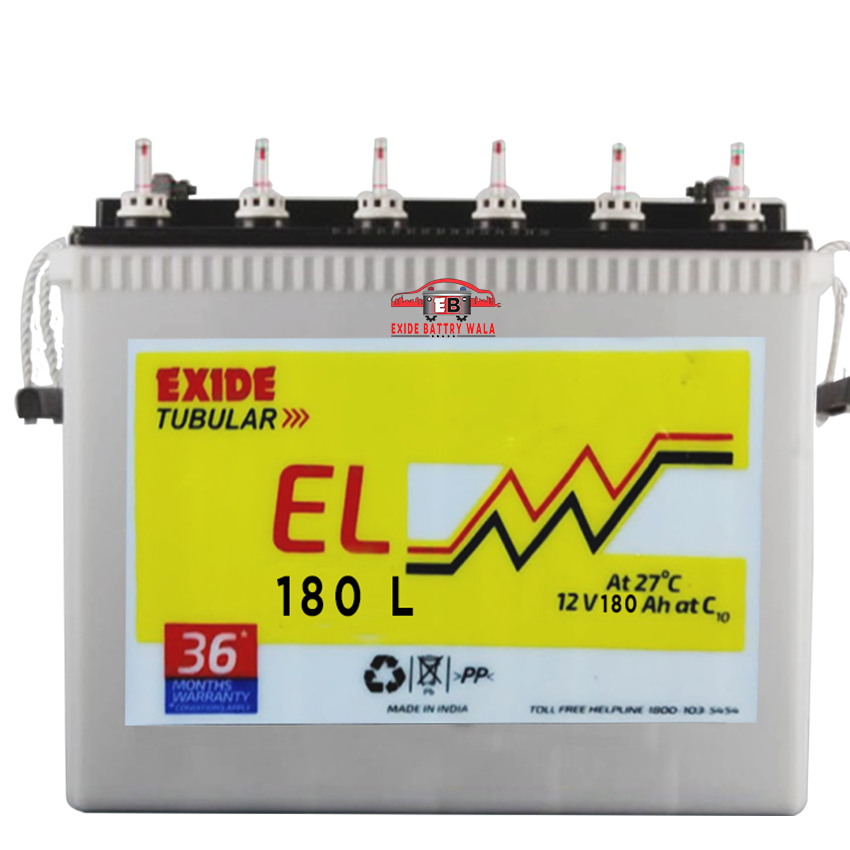 EXIDE 6EL180AH  TALL TUBULAR