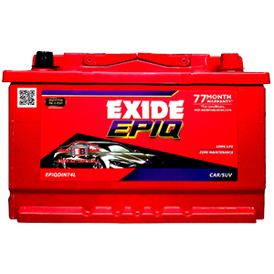 EXIDE  EPIQ DIN74L