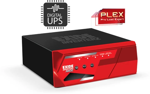  EXIDE -MAGIC 12V 800VA MC ALUMINIUM SQUARE WAVE 